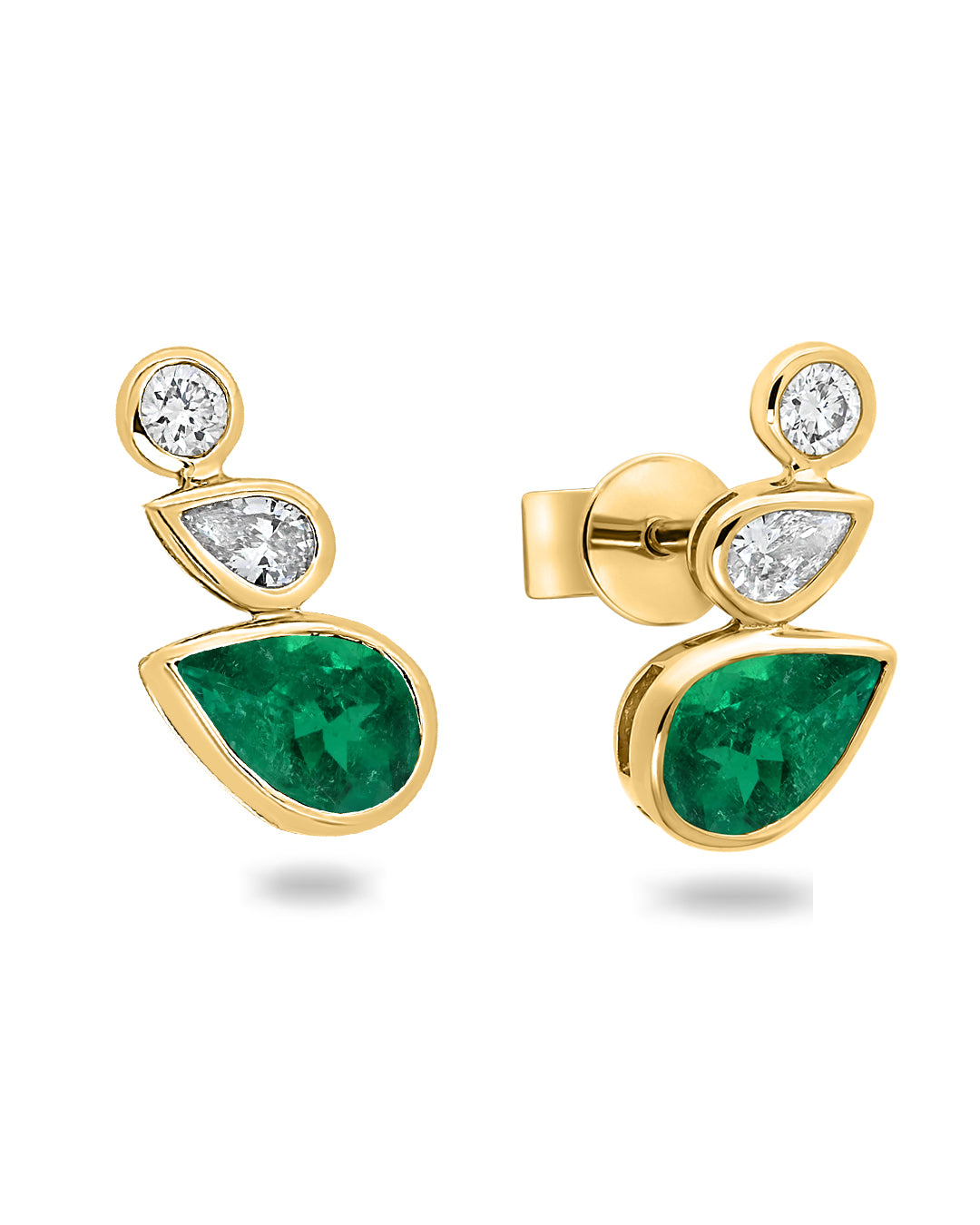 Luz Pear Precious Earring