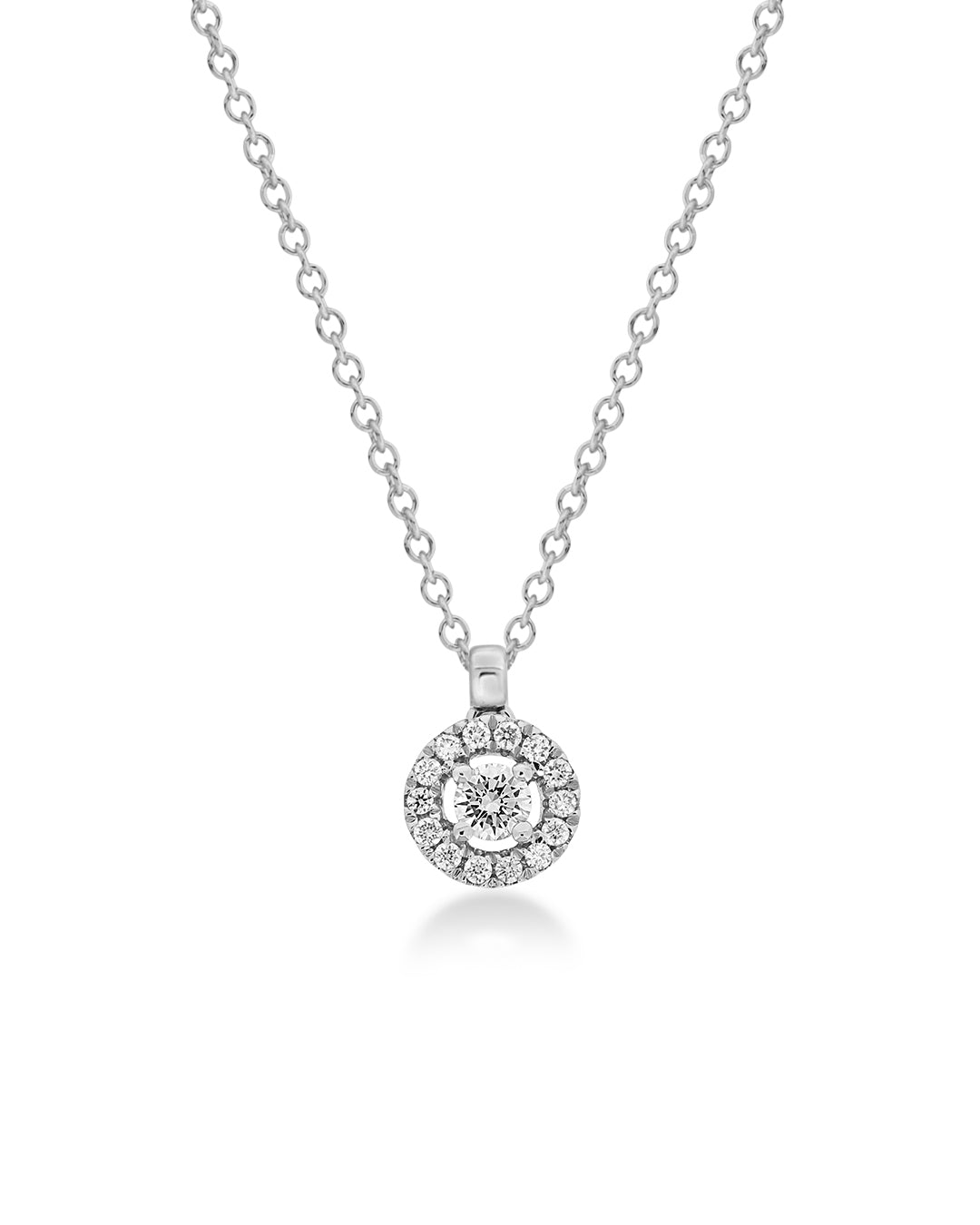 Mya Round Diamond Necklace