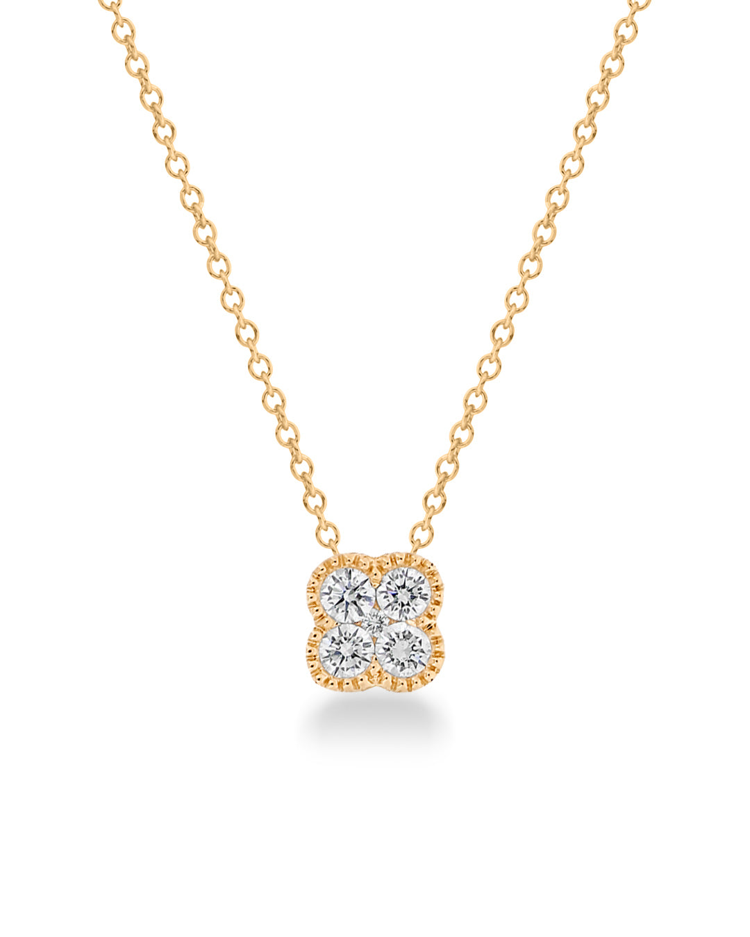 Joy Clover Diamond Necklace
