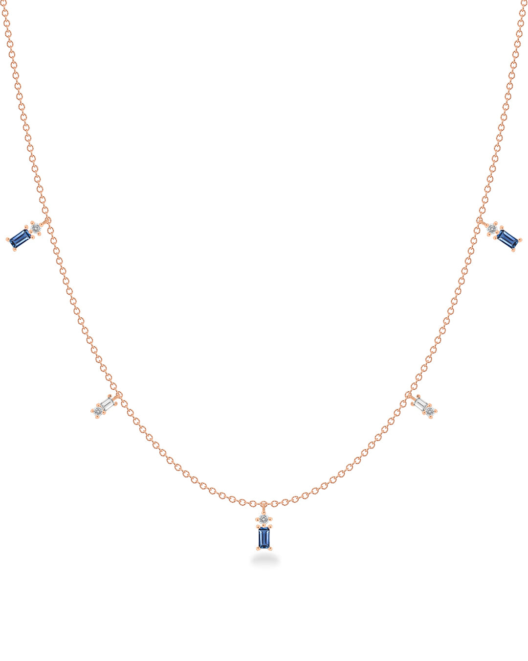 Gin Sapphire Choker Necklace