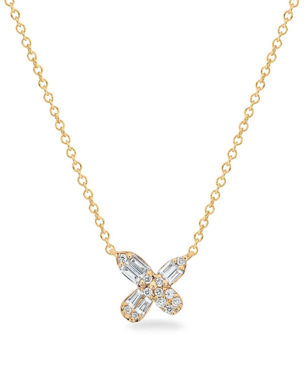 Sue Cross Diamond Necklace
