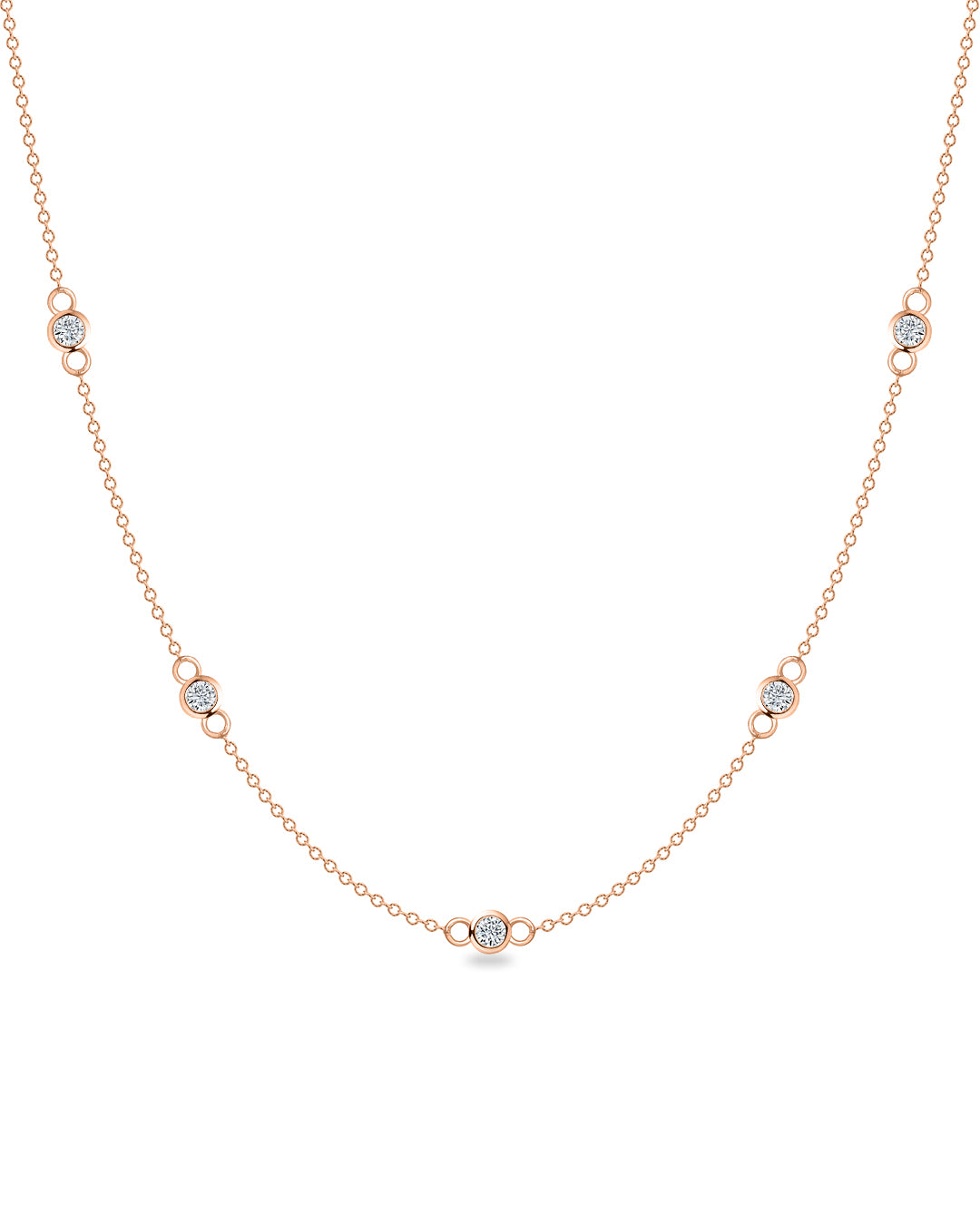 Les Overlay Diamond Necklace