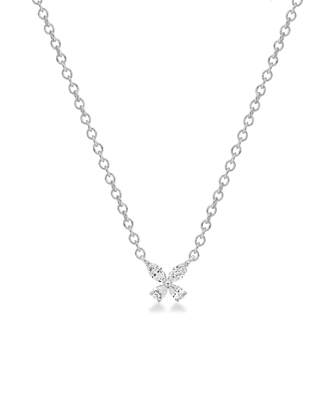 Eva Butterfly Diamond Necklace