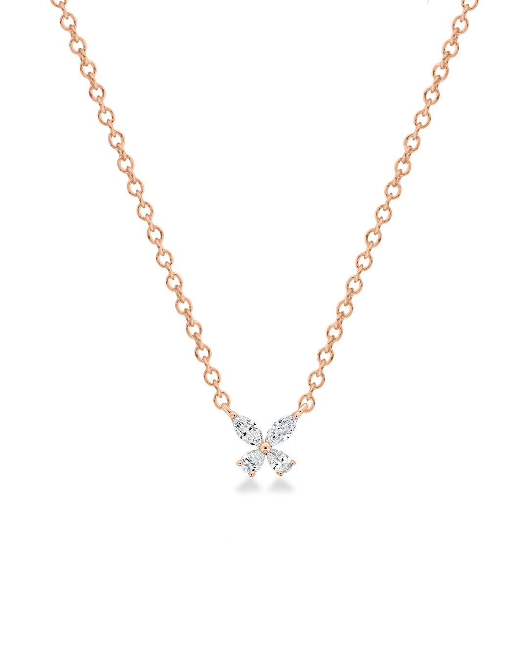 Eva Butterfly Diamond Necklace