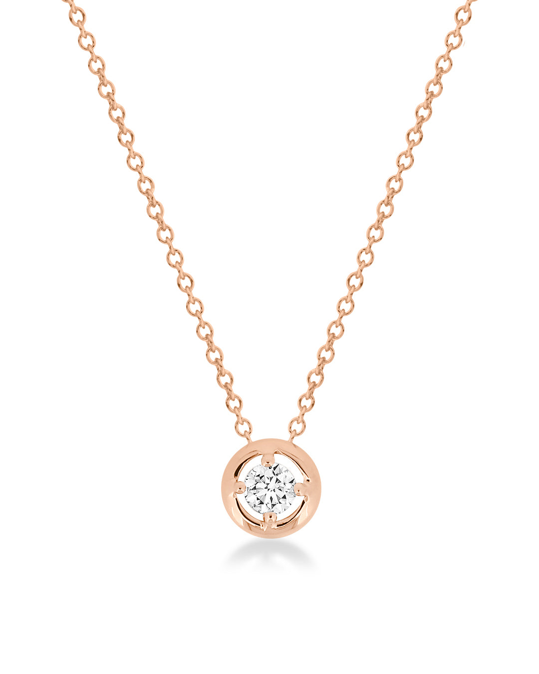Ada Solitaire Diamond Necklace