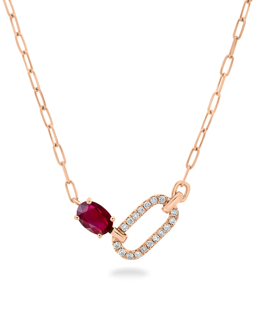 Lea Paperclip Necklace