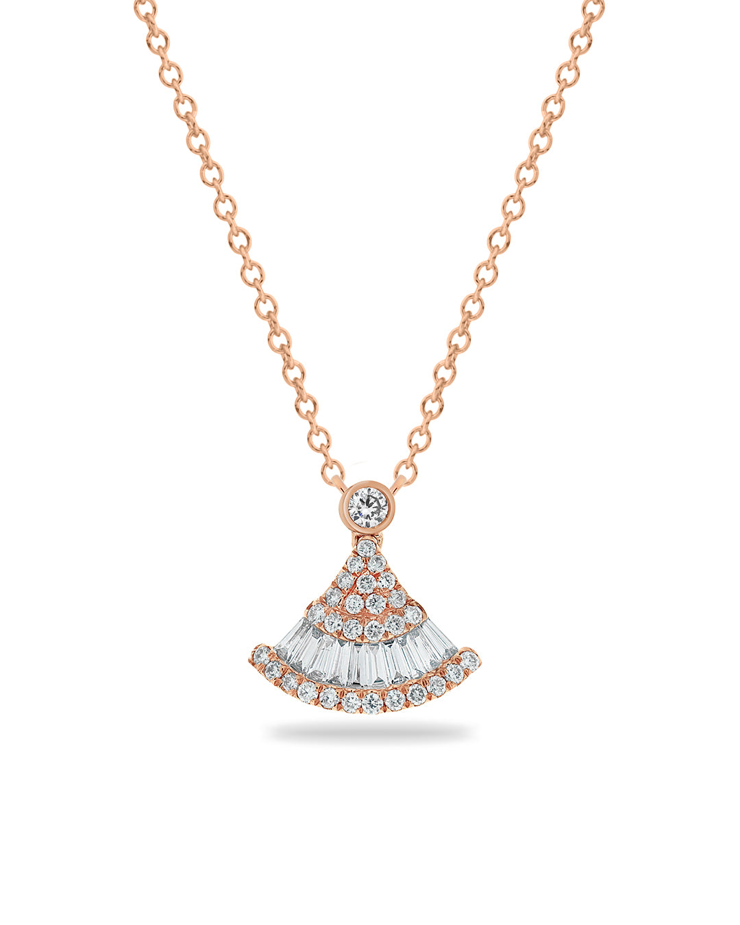 Lue Fan Diamond Necklace