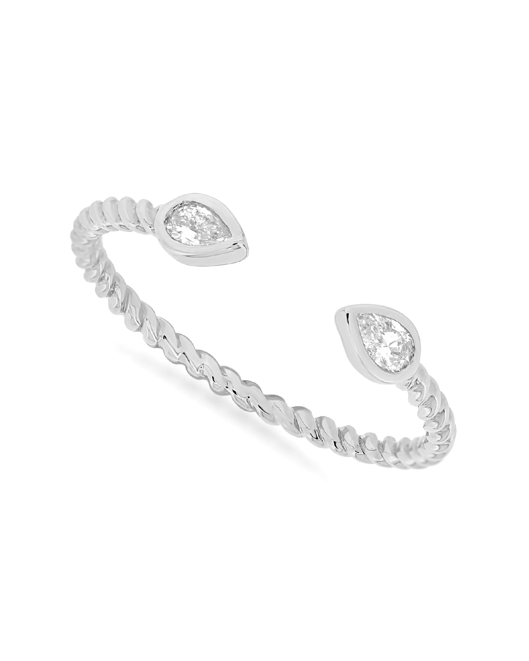 Ola Pear Diamond Ring