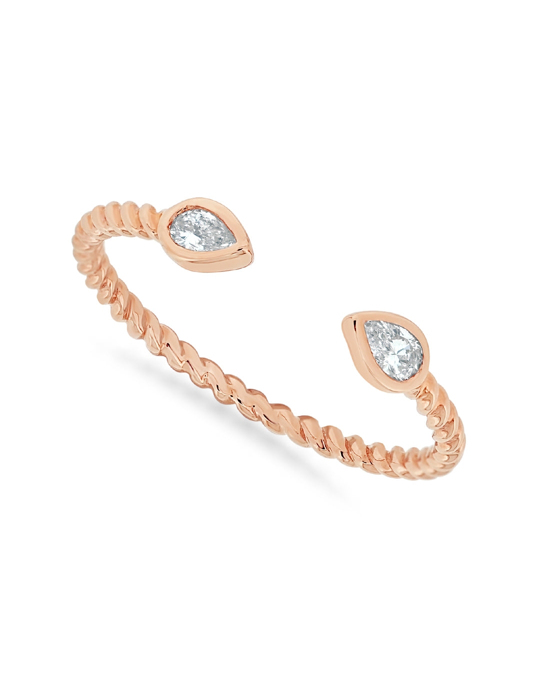 Ola Pear Diamond Ring