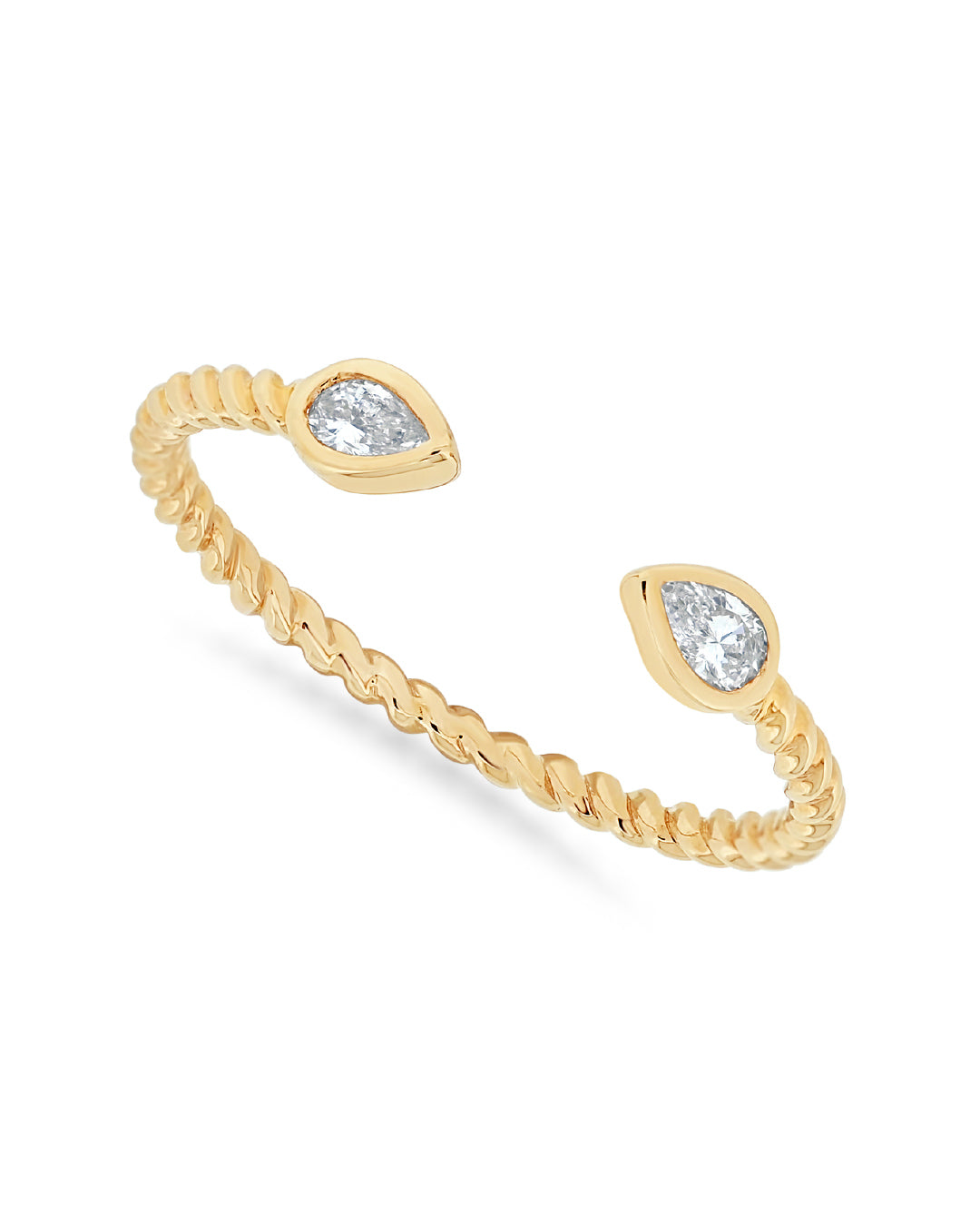 Ola Pear Diamond Ring