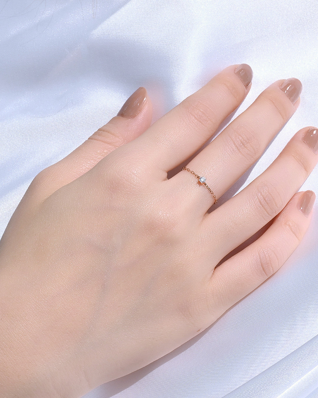 Fae Touchpoints Diamond Chain Ring