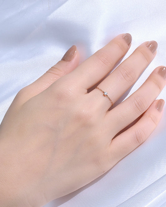 Fae Touchpoints Diamond Chain Ring