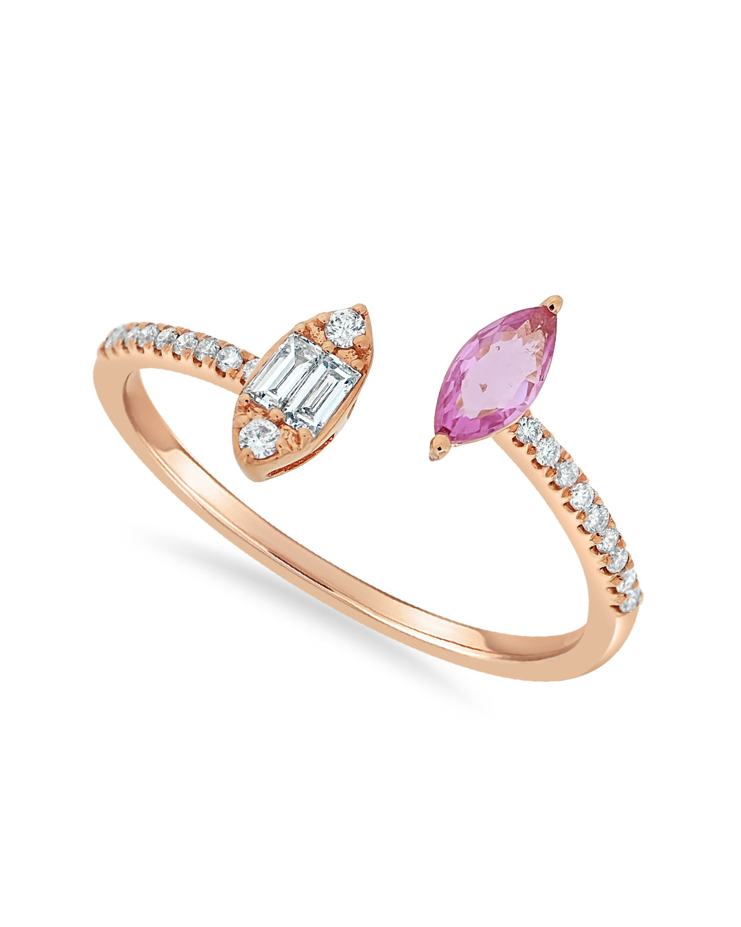 Liz Marquise Sapphire Diamond Ring