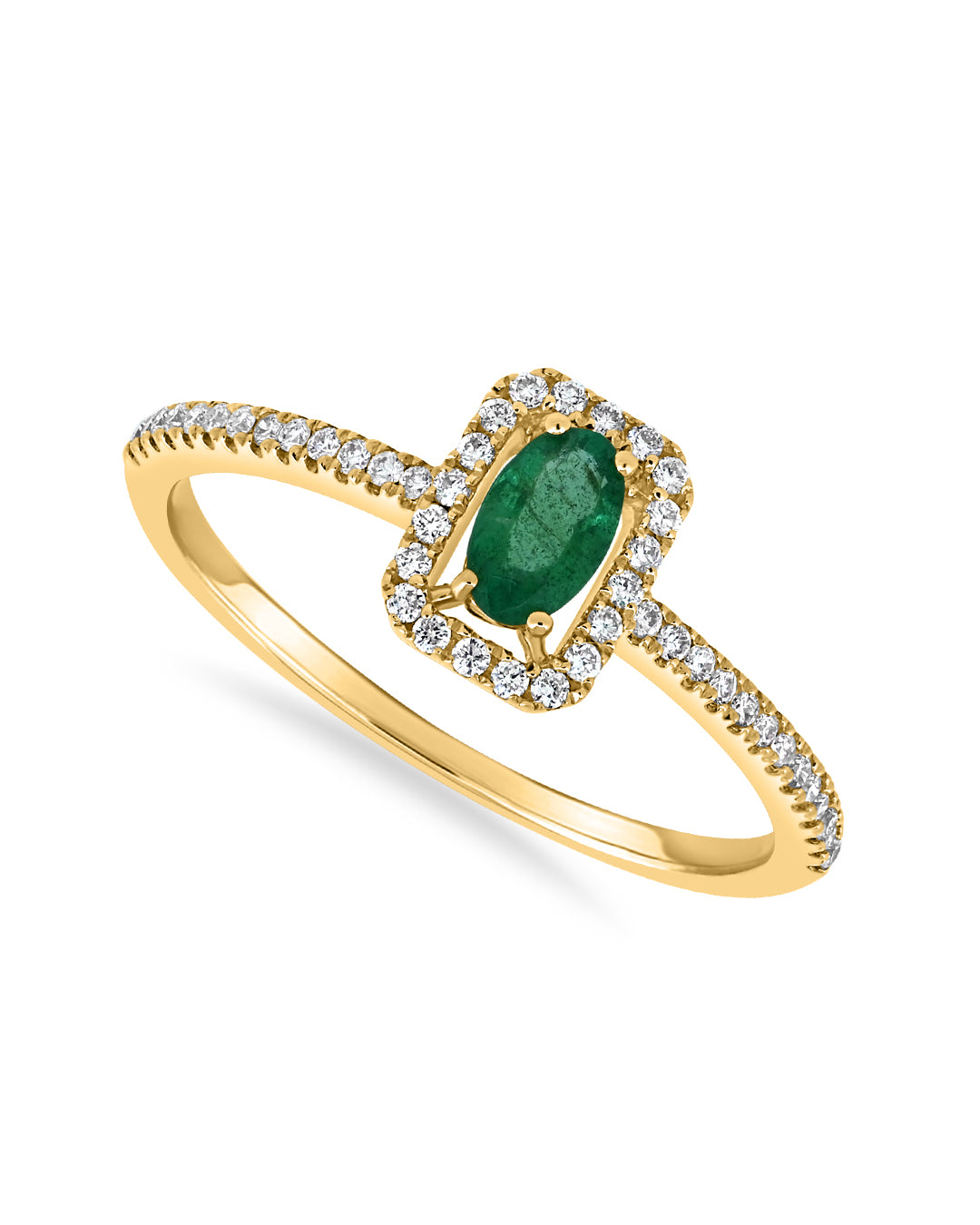 Day Oval Gems Ring