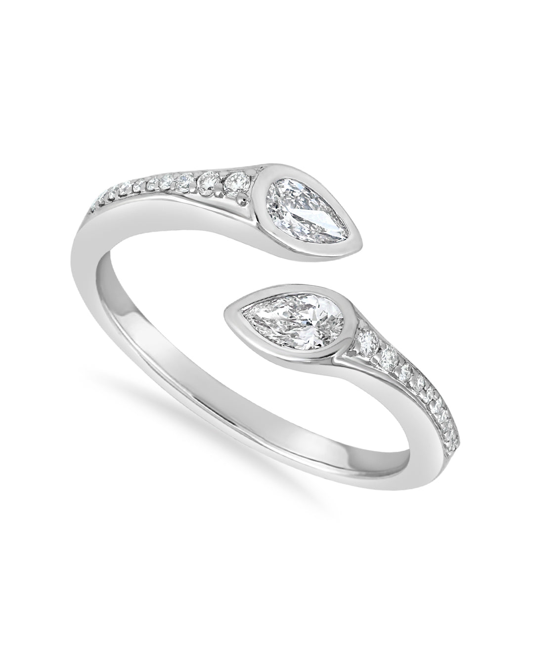 Iva Pear Diamond Ring