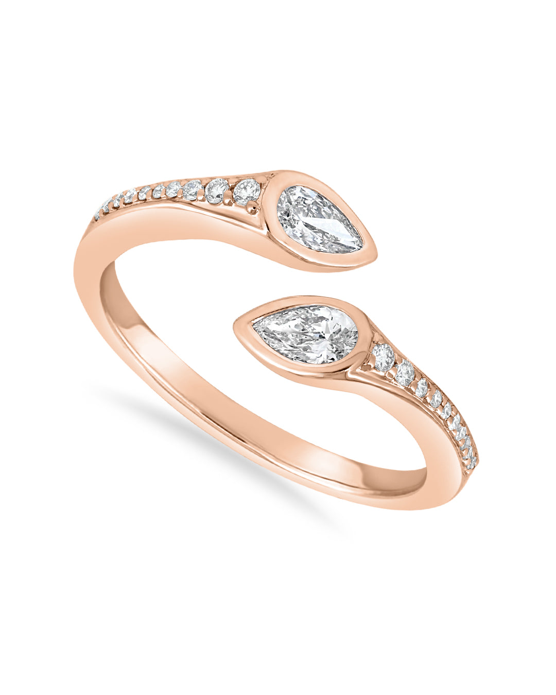 Iva Pear Diamond Ring
