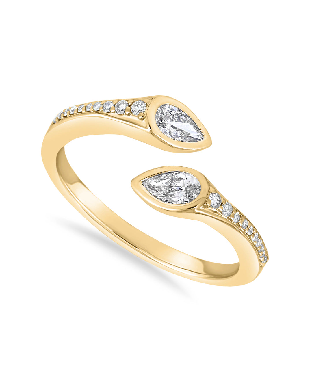 Iva Pear Diamond Ring