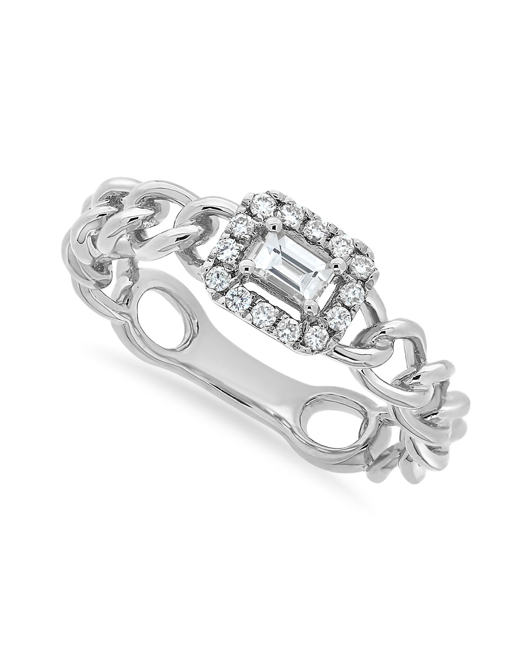 Era Cuban Chain Diamond Ring