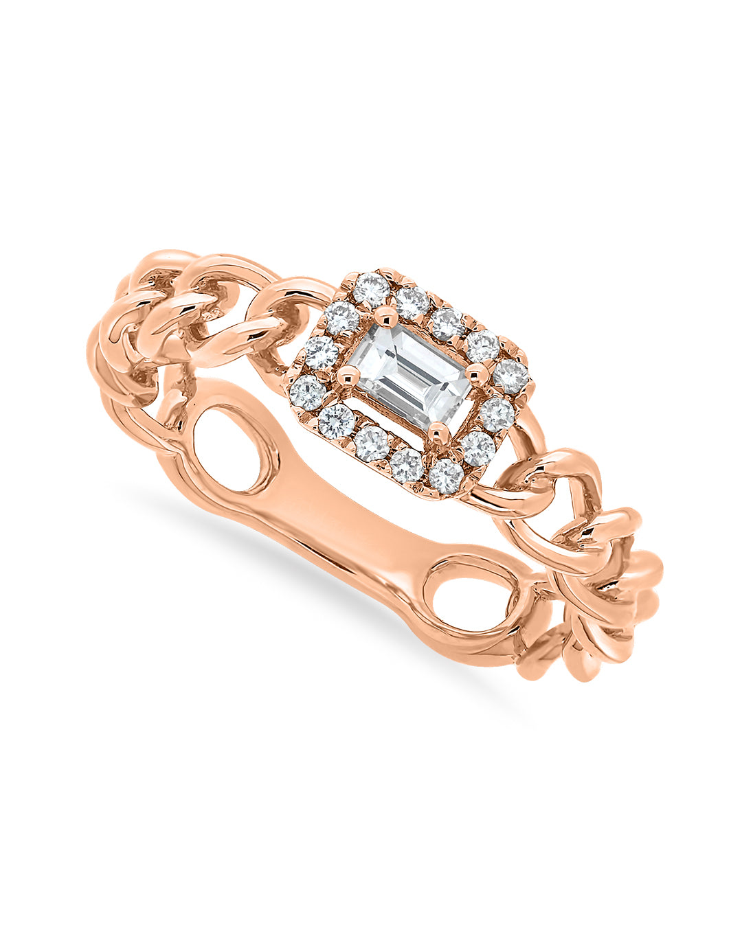 Era Cuban Chain Diamond Ring