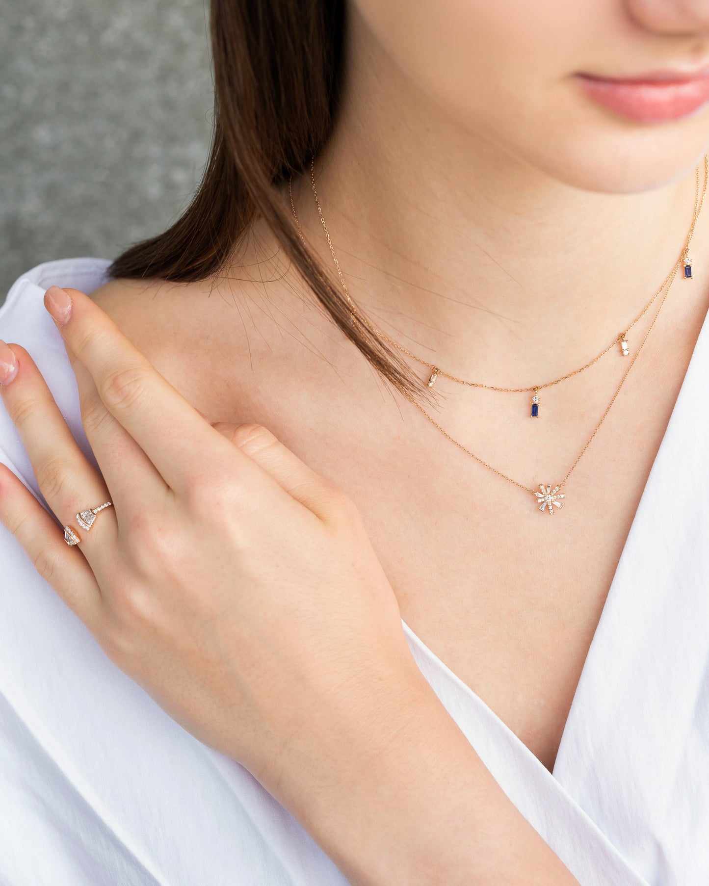 Gin Sapphire Choker Necklace