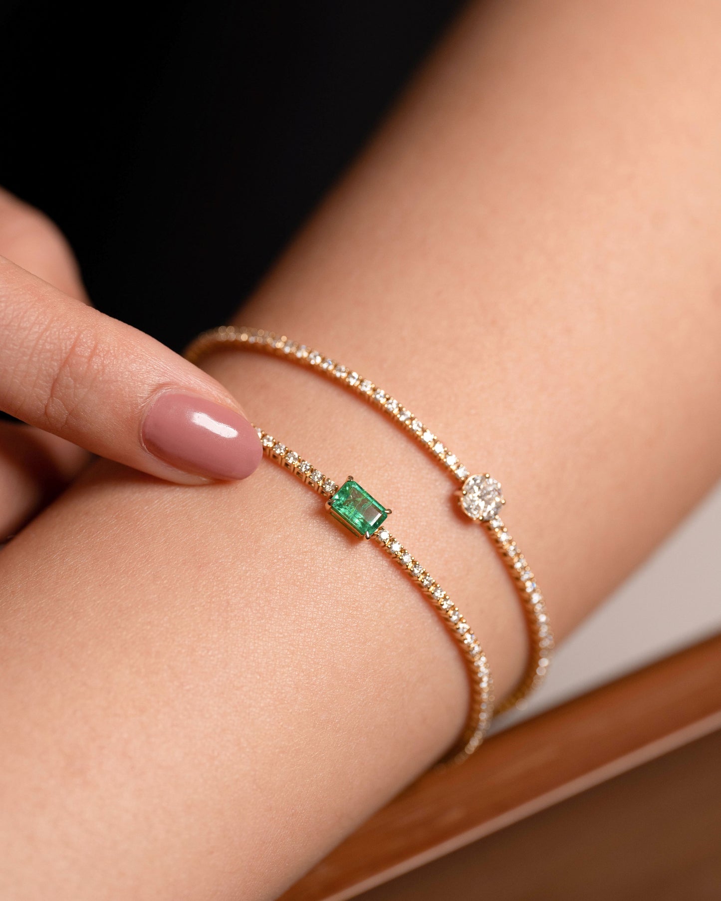 Gil Round Diamond Tennis Bracelet