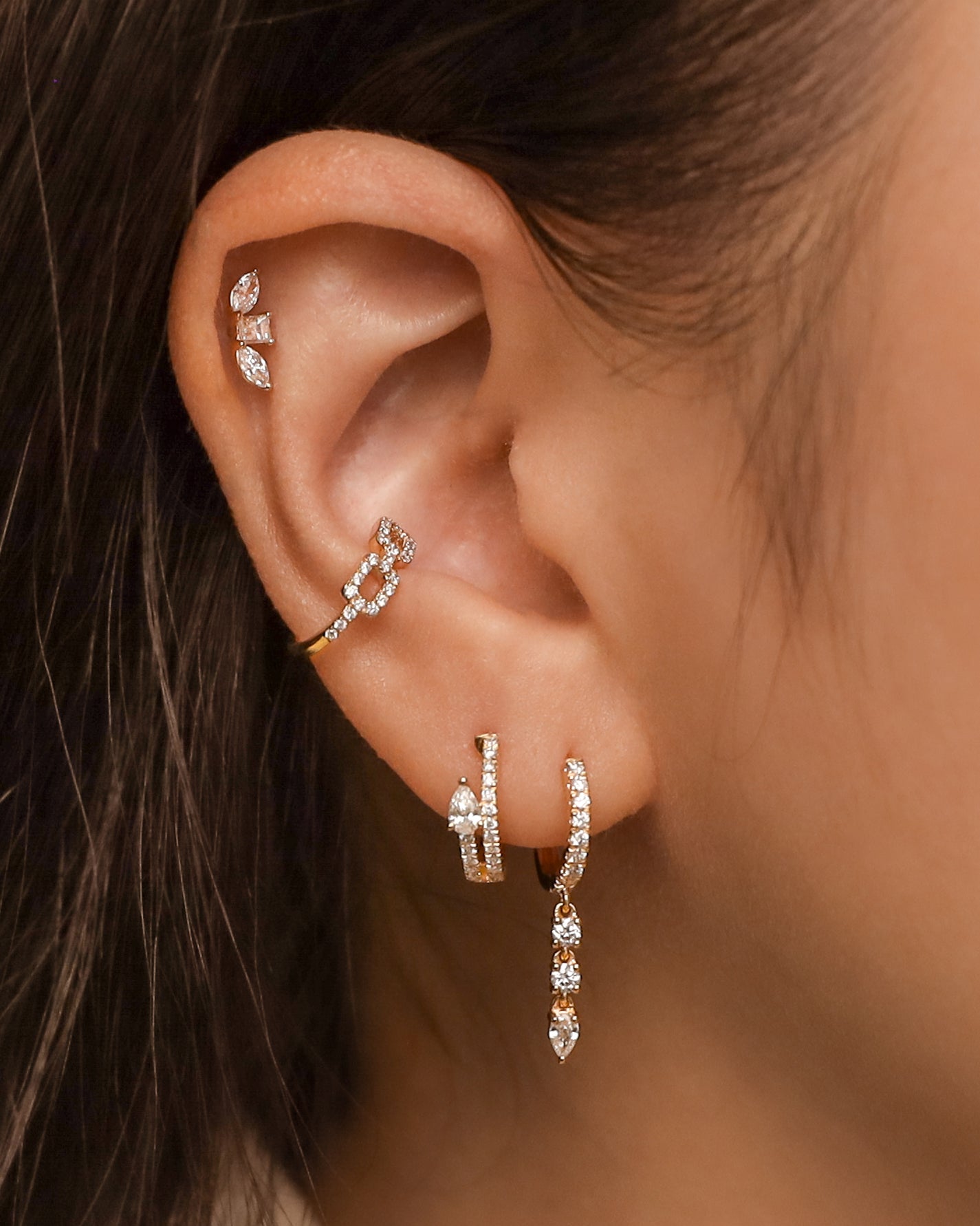 Naomi Diamond Earring