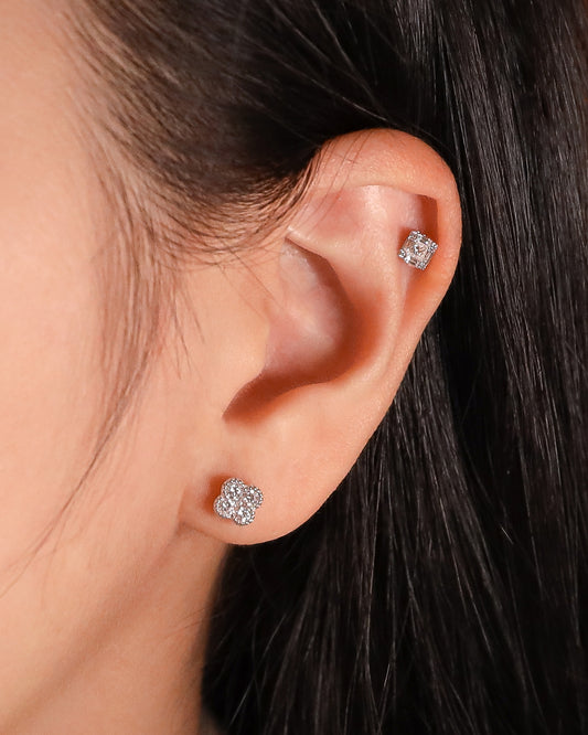 Joy Clover Diamond Earring