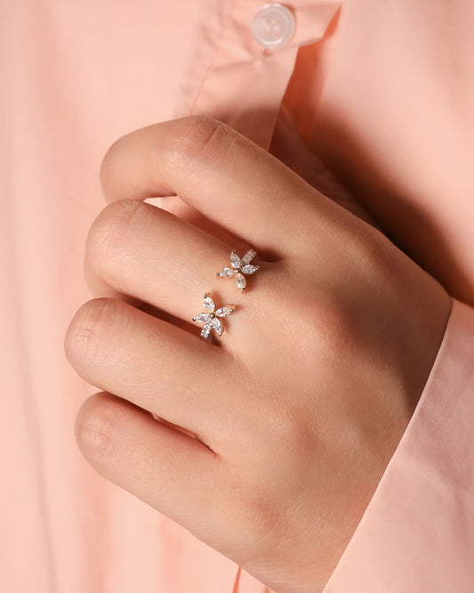 Fiona Flower Diamond Ring