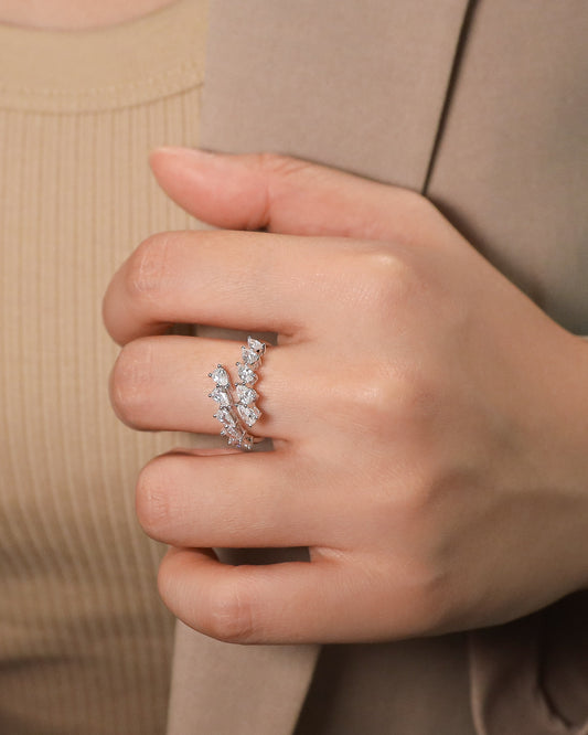 Amber Diamond Ring
