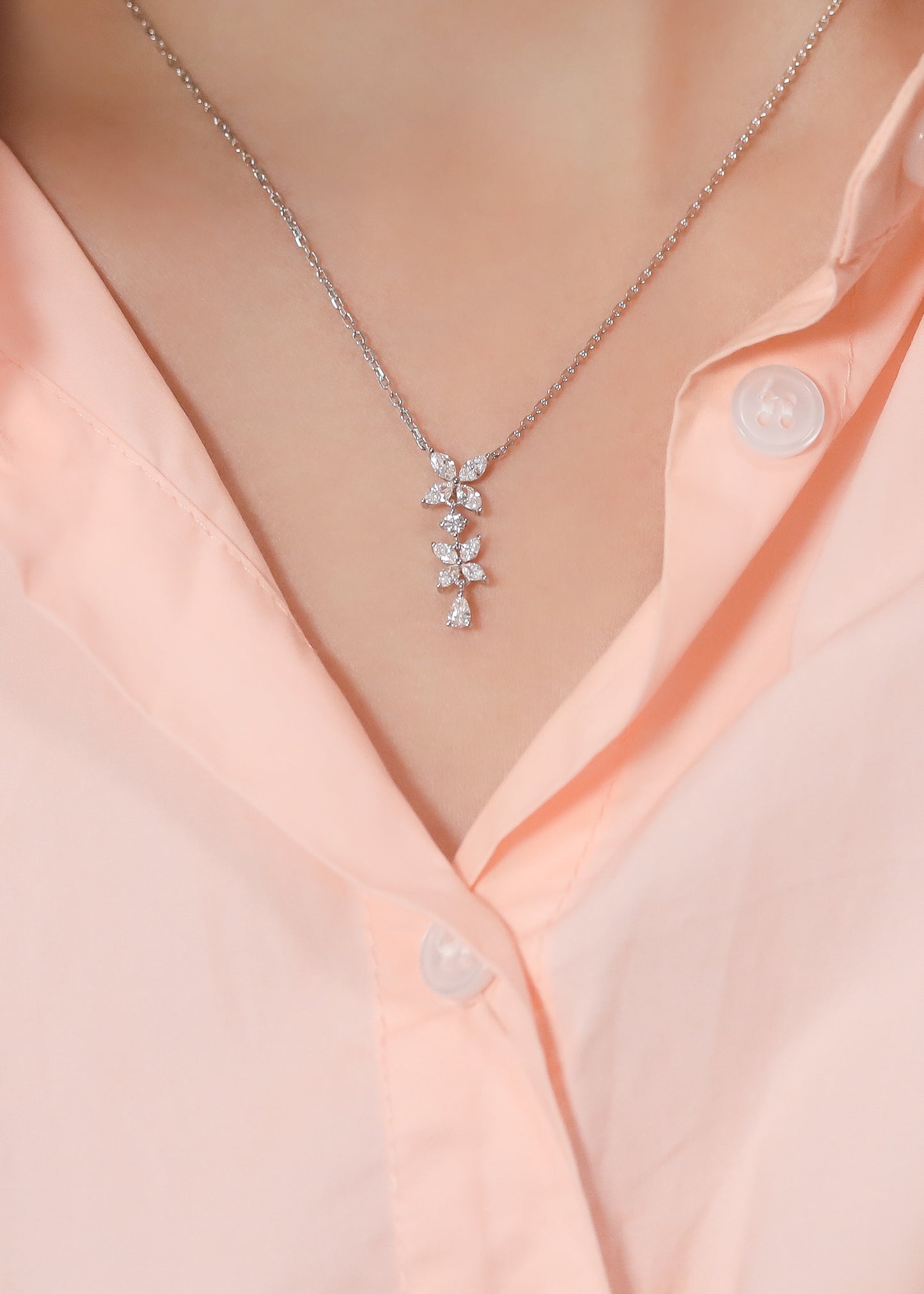 Aurora Diamond Necklace
