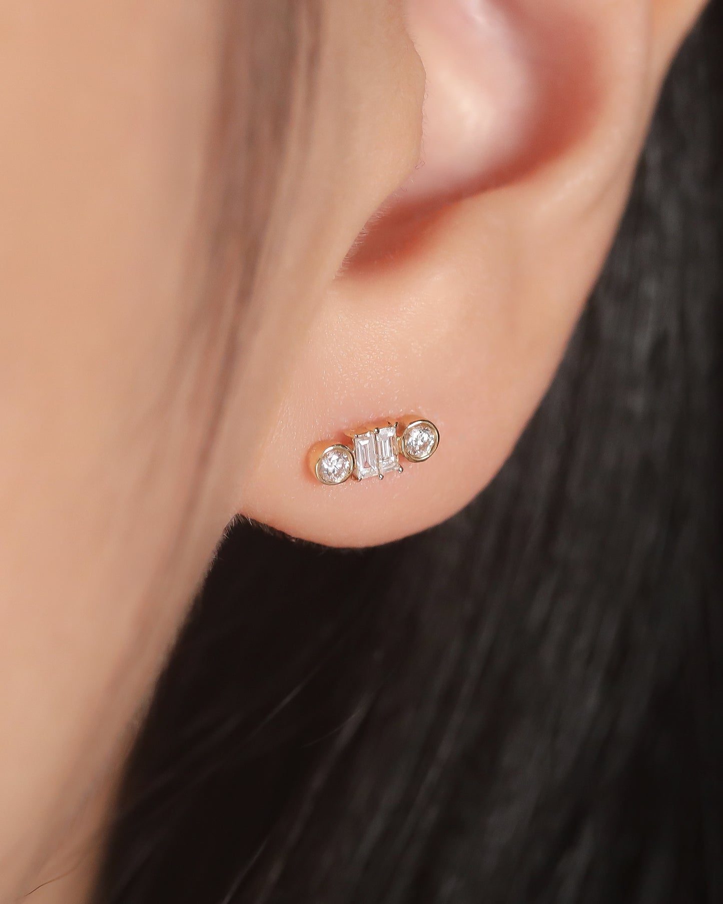 【Effortless Chic】Riley Diamod Piercing