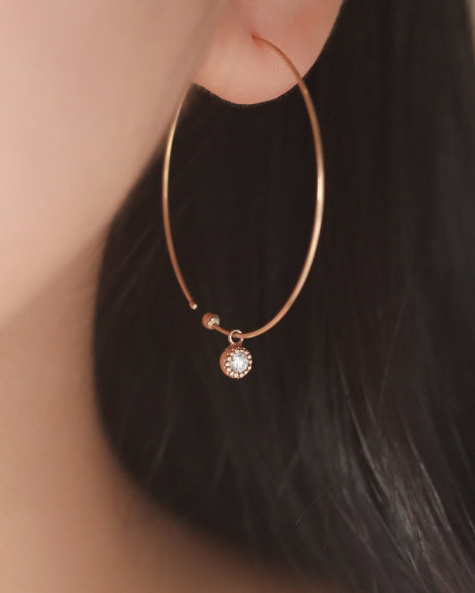 【Efforless Chic】18K Coils Diamond Earring