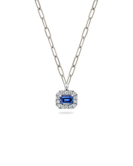 12 Sapphire Necklace