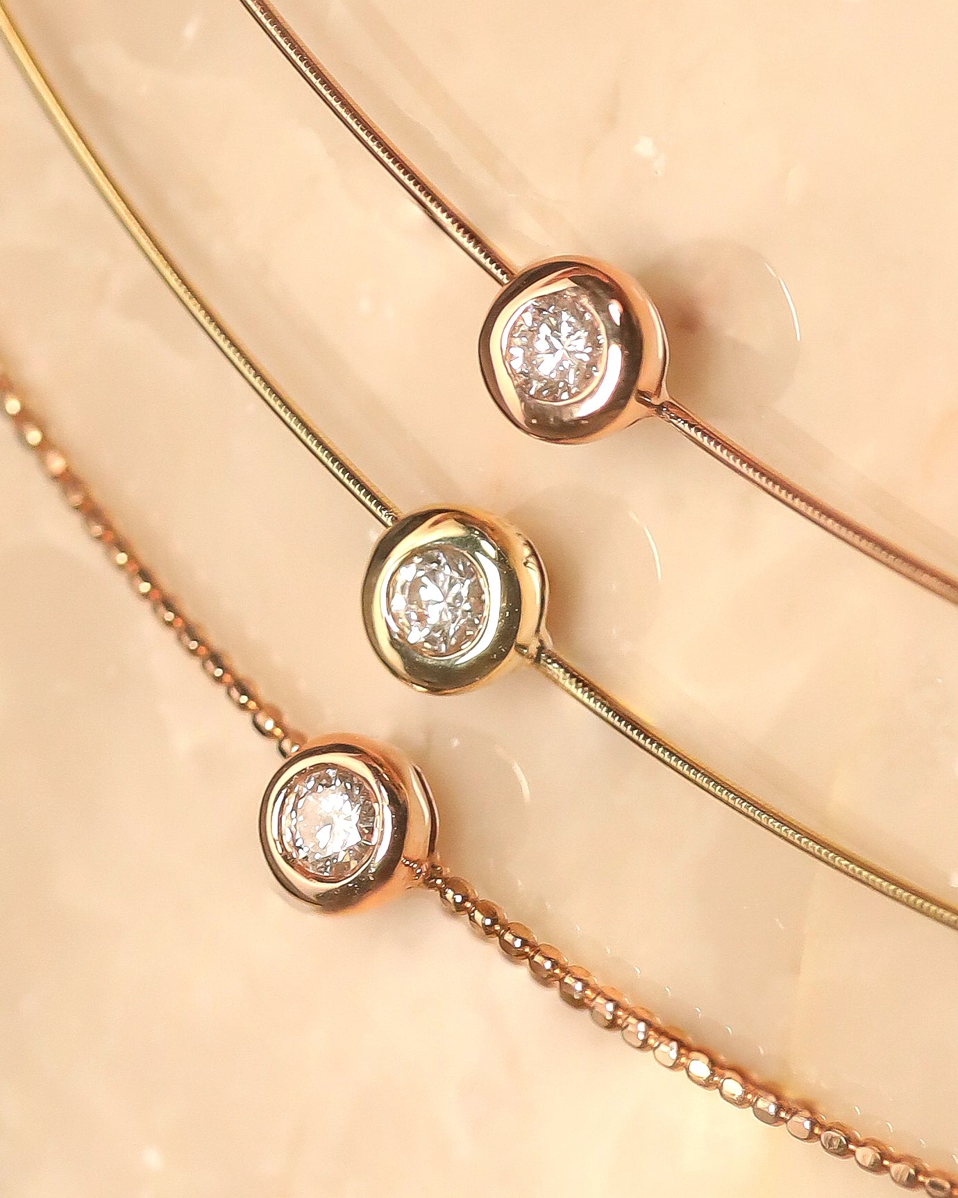 【Effortless Chic】18K Coils Diamond Necklace