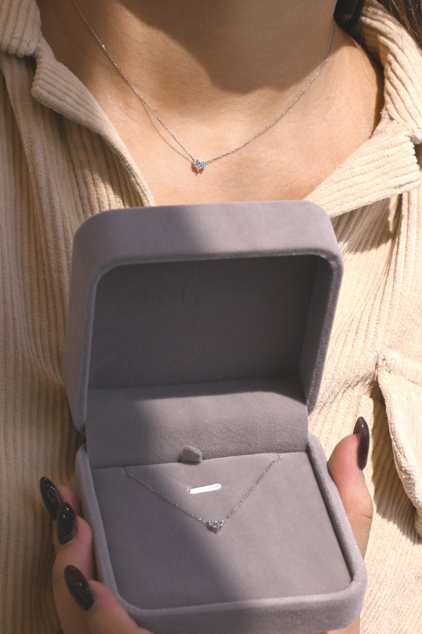 Xmas Special｜18K Dia Heart Necklace