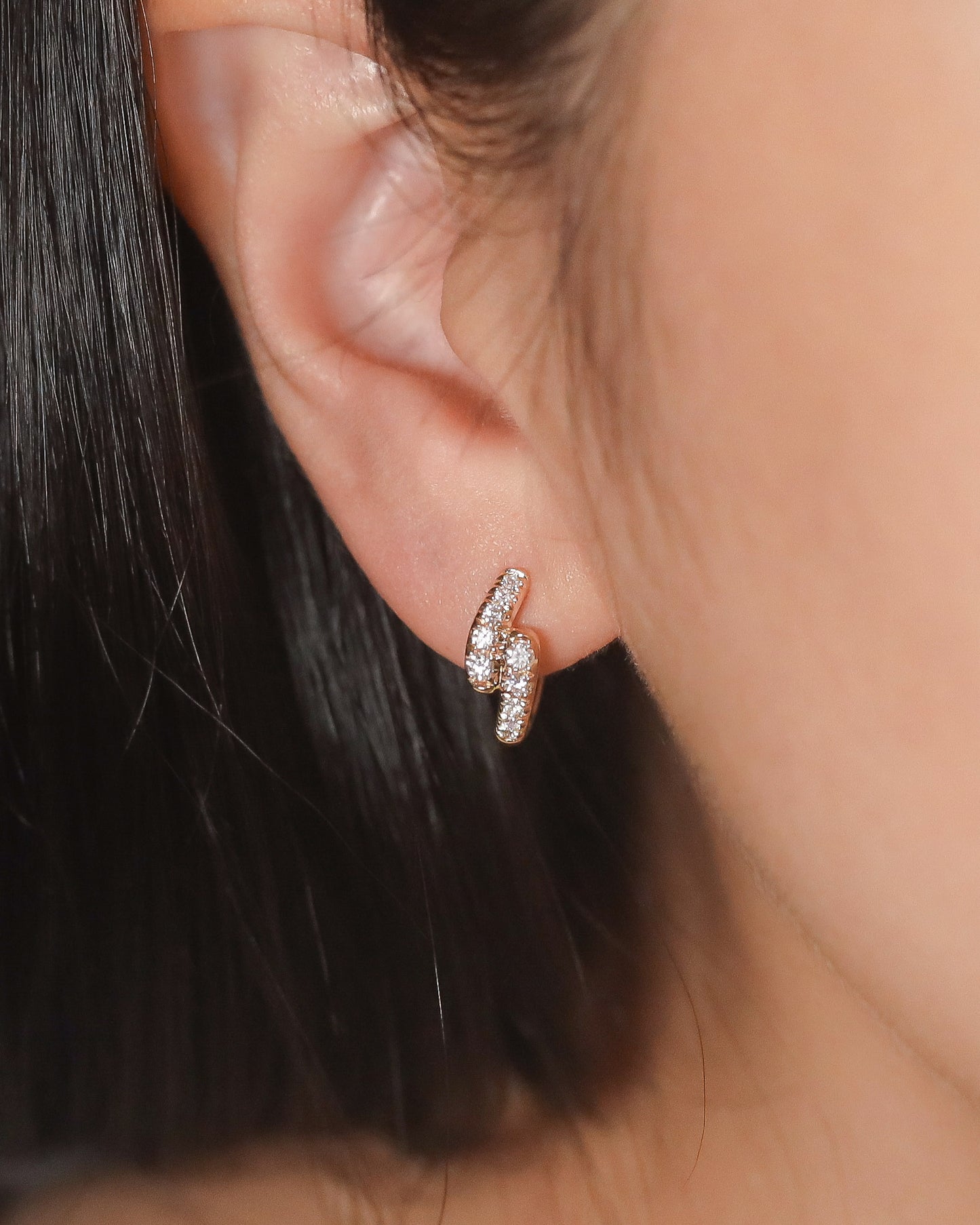 Olive Diamond Earring
