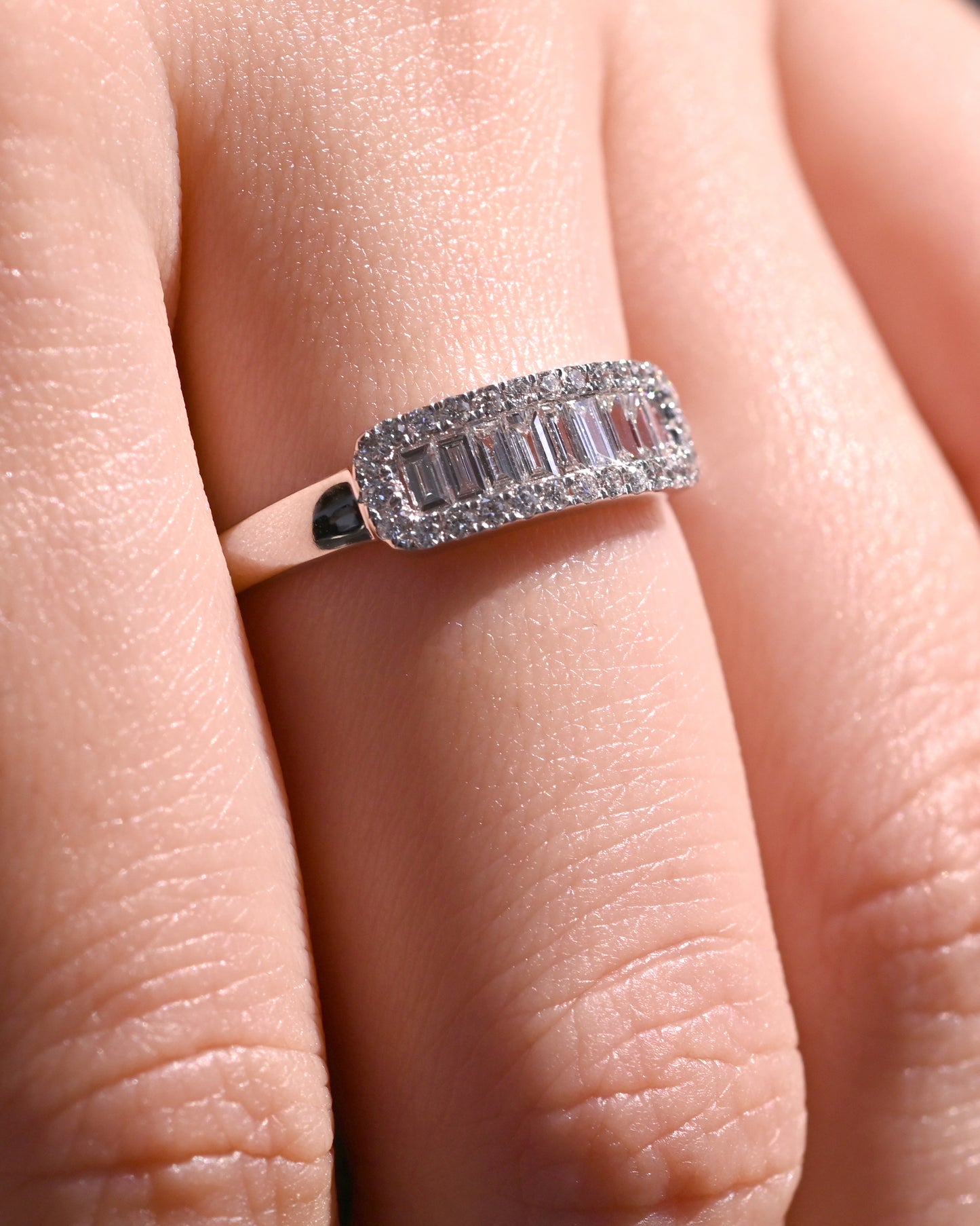 Roe Baguette Diamond Ring