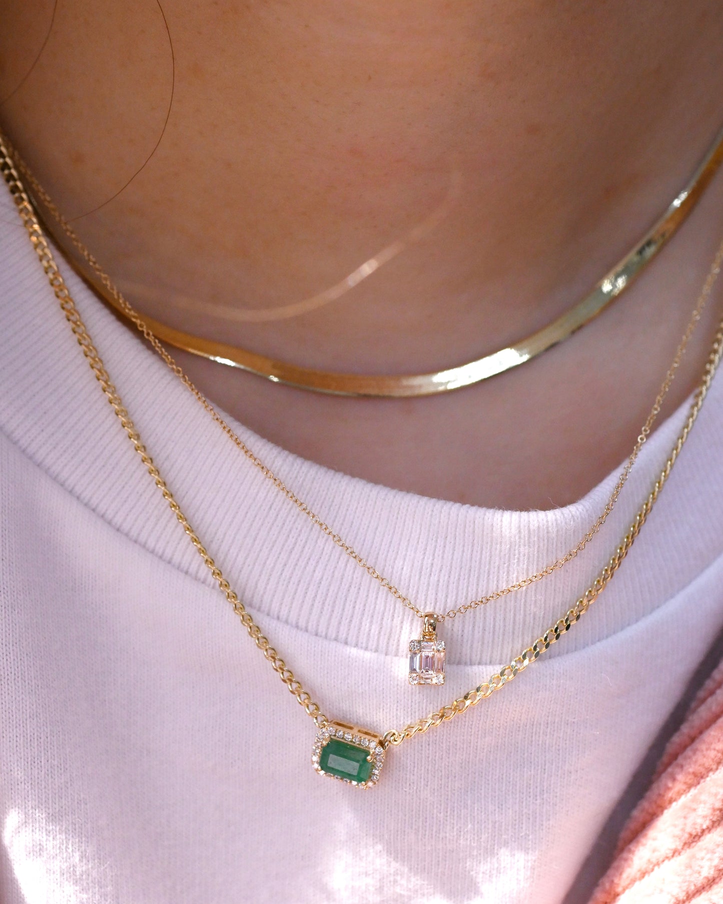 Mei Diamond Necklace