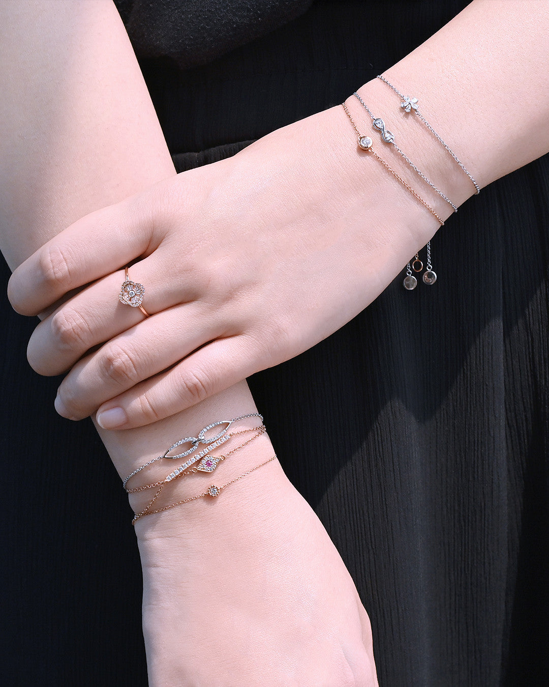 Zoe Glitter Diamond Bracelet