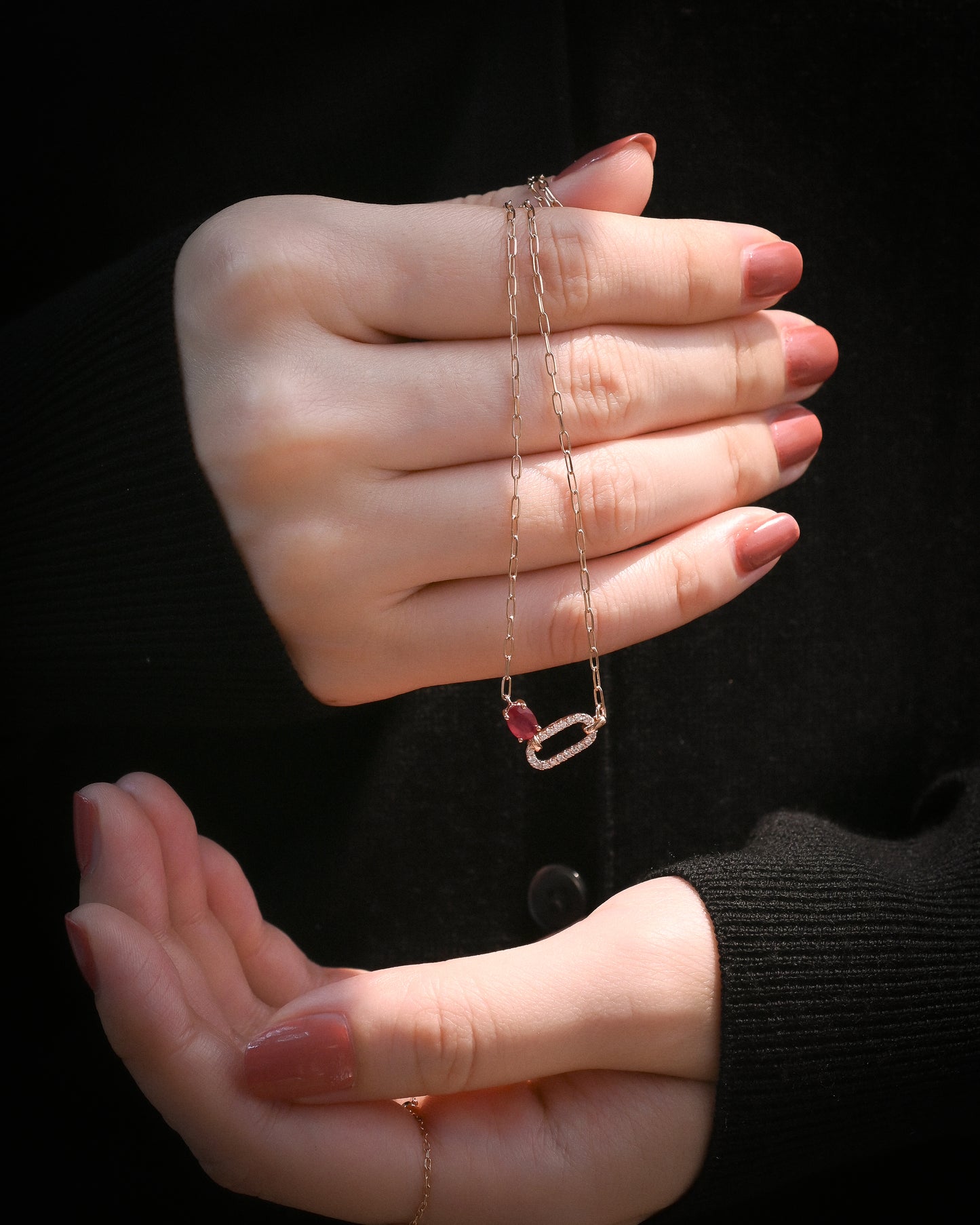 Lea Paperclip Necklace