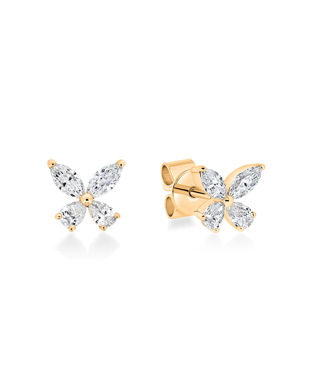 Eva Butterfly Diamond Earring