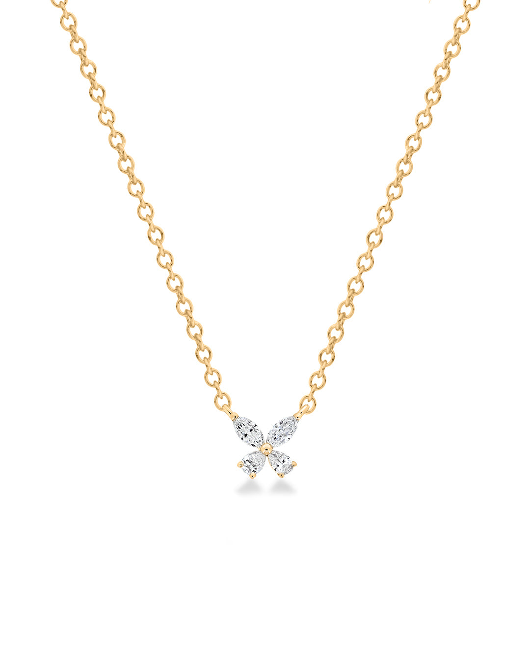Eva Butterfly Diamond Necklace