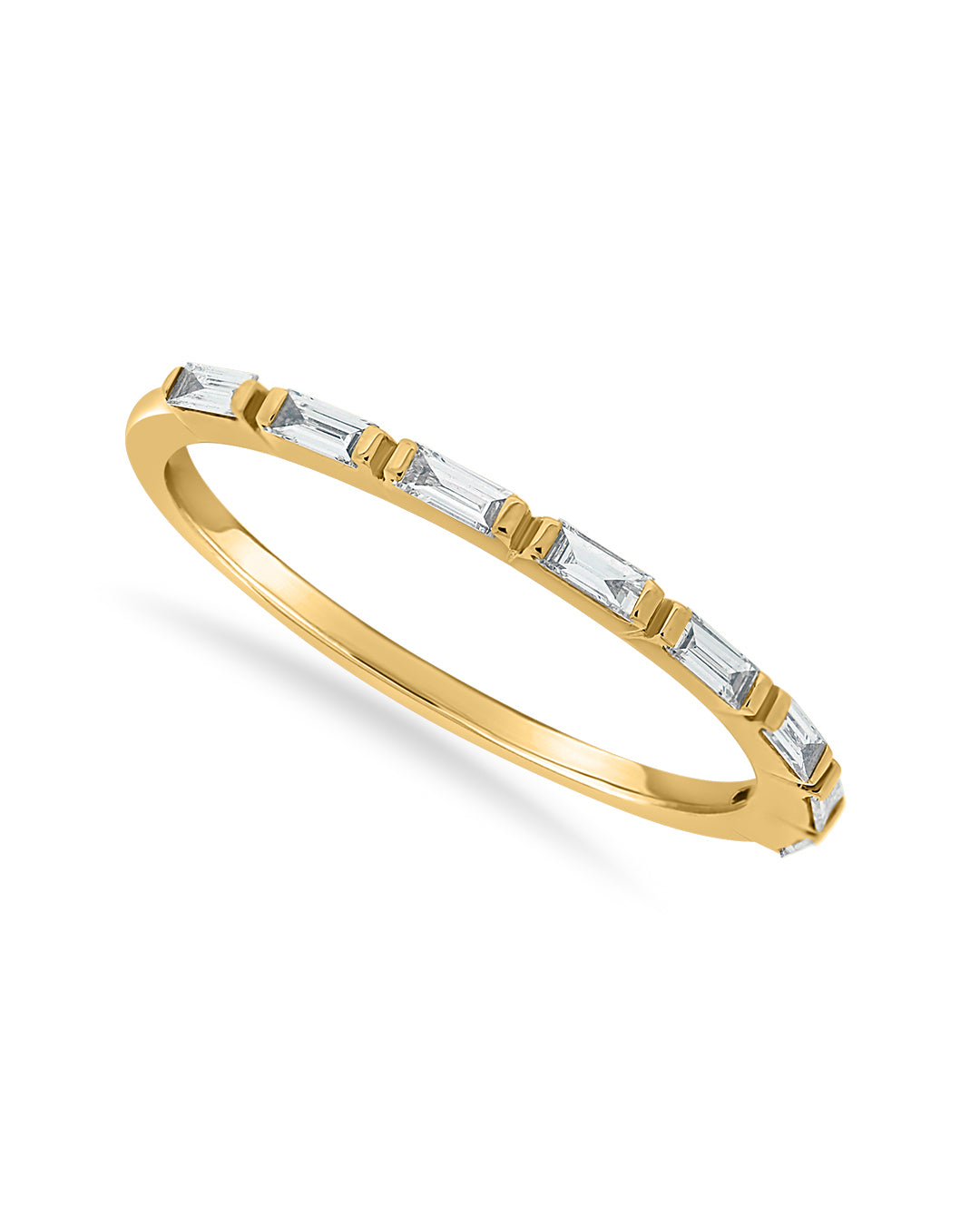 Dax Baguette Diamond Stacking Ring