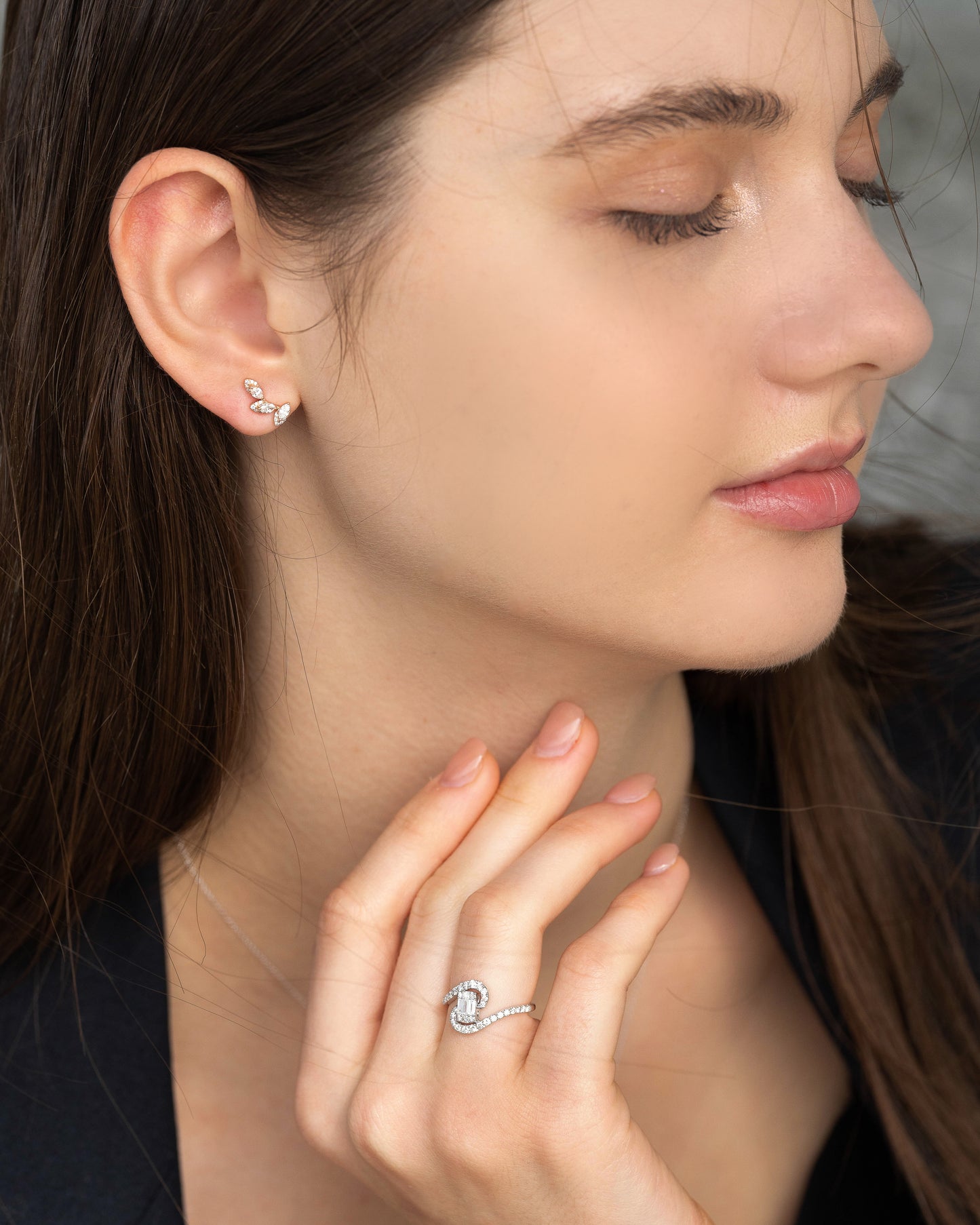 Rez Diamond Earring